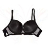 Fully Floral Padded Wired Bra and Panty Set - Black - Hiffey