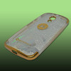 Motorola Moto G2 Shiny Textured Mobile Back Cover - Golden - Hiffey