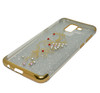 Samsung galaxy A8 Shiny Textured Mobile Back Cover - Golden