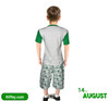 Independence Day Celebration Shirt & Short For Boys - Green & White - Hiffey