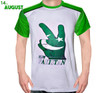 New Pakistan Printed T-Shirt For Men's - Green & White at Hiffey .pk