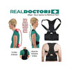 Real Doctors Posture Back Support Shield Belt - Black - Hiffey