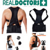 Real Doctors Posture Back Support Shield Belt - Black - Hiffey