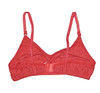 Soft Cotton Light Weight Non Padded Bra - Dark Pink - Hiffey