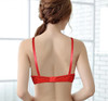 Simple Plain & Soft Light Weight Non Padded Bra - Red