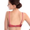 Duet Lace Non Padded Soft Cotton Demi Bra - Pink - Hiffey