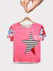 New Stylish T-Shirt with Pajama Night Wear - Pink - Hiffey