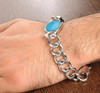 Salman Khan's Turquoise Blue Stone Bracelet - Hiffey