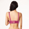 Lace With Middle Flower Padded Wired Bra for Ladies - Hiffey