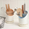 Cutlery Drainer And Organizer With Water Drainer Random Color - Hiffey
