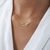 Customized / Personalized Elegant Gold and Silver Name Necklace Women Jewellery - Hiffey