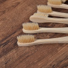 Biodegradable Natural soft bristles bamboo toothbrushes eco friendly Oral Care , wooden bamboo cepillo bamboo- Random Color - Hiffey