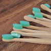 Biodegradable Natural soft bristles bamboo toothbrushes eco friendly Oral Care , wooden bamboo cepillo bamboo- Random Color - Hiffey