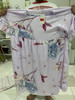 Korean Version Premium Import Long Loose Shirt Short-sleeved - Random Print