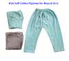 New Kids Soft Cotton Pyjamas for Boys & Girls - Bottoms ( 2 Pcs ) Random color