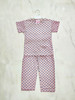 kids night suits T-Shirt & Pajama Printed Lounge Wear Night Suit For Boys & Girls - Peach