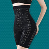 body shaper shorts with tummy control and high waist for women postpartum, high-waisted seamless slimming compression body shaping shorts.