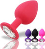 Buy Online Anal Butt Plug S/M/L Silicone Butt Plug Anal Plugs Unisex Sex Stopper 3 Different Size Adult Toys Anal For Couples in Pakistan