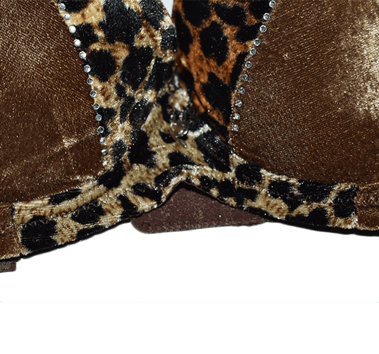 Kitty Cat Purr Velvet Leopard Bralette and Panty Set