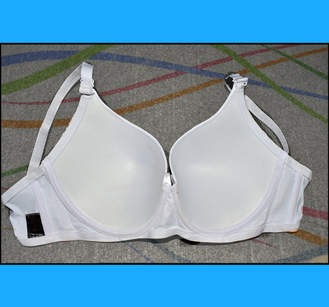 Buy Online Plain Lacey Design Padded Wired Bra Design at