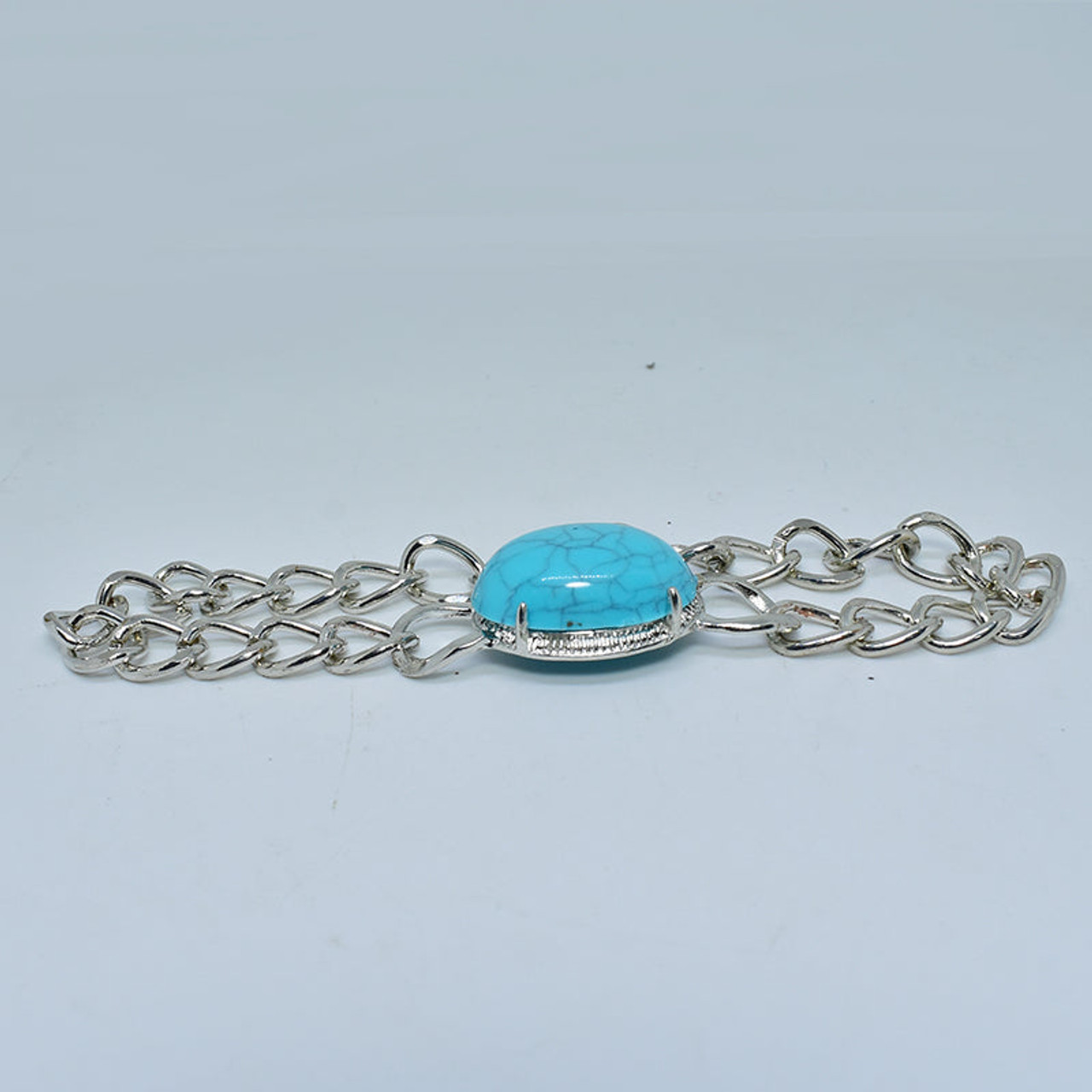 Wholesale 316L stainless steel salman khan bracelet with blue gems,,nature  stone chain link bracelets - AliExpress