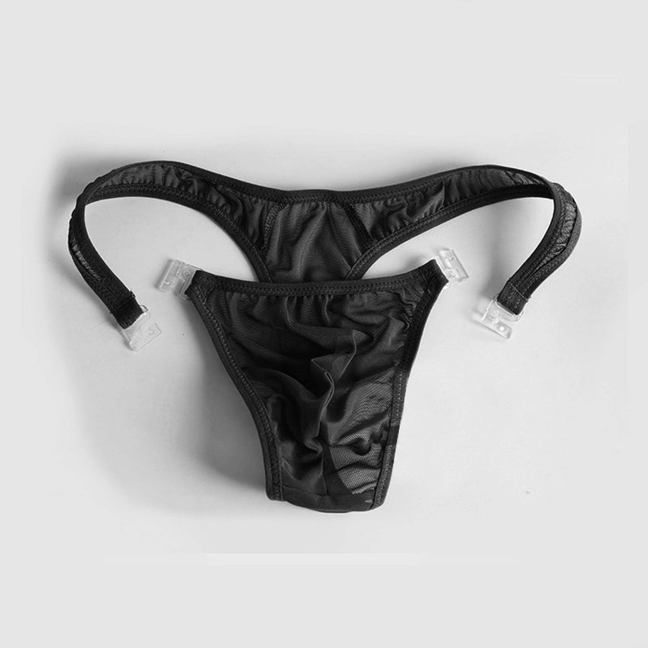 Men's Sexy G-strings & Thongs Lace Transparent Underwear
