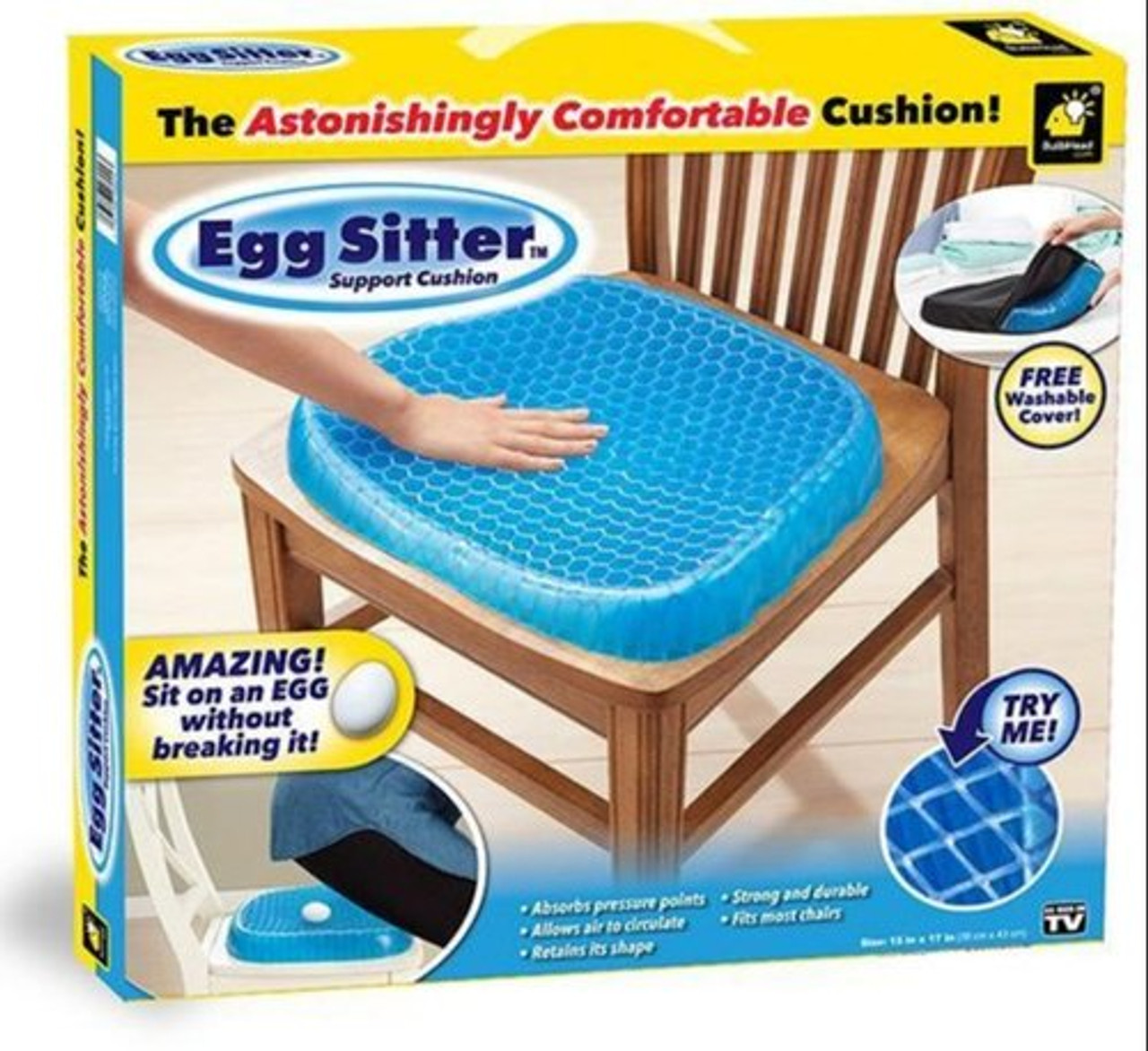 EGG SITTER Review & Testing : Cushion Soft Breathable Honeycomb
