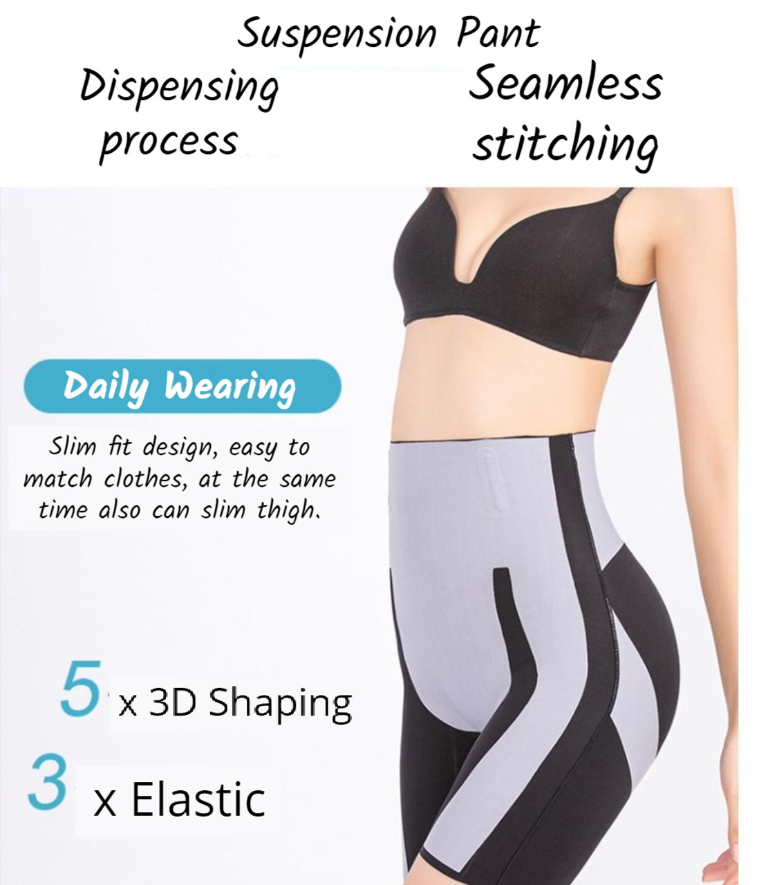 Shapewear for Women Tummy Control Butt Lifter High Waist Body Shaper Daily  Wear