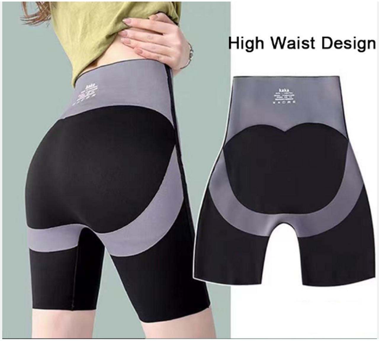 Women's Zip Up Front Butt Lift & Hip Enhancer Shorts Tummy Control