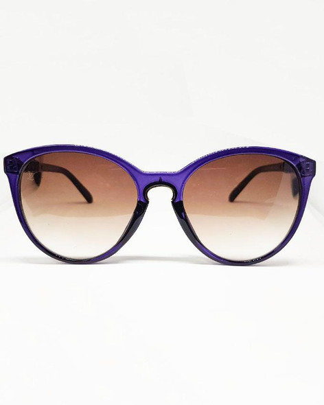 Blue Frame Brown Shade Sunglasses at Hiffey .pk