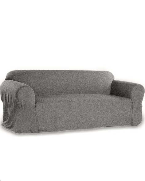 sofa cover with elastic corners, machine washable sofa cover, sofa cover with snug fit, jersey sofa cover