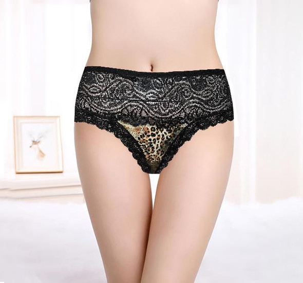 Ladies Lace Printed Fancy Panties - Black at Hiffey .pk