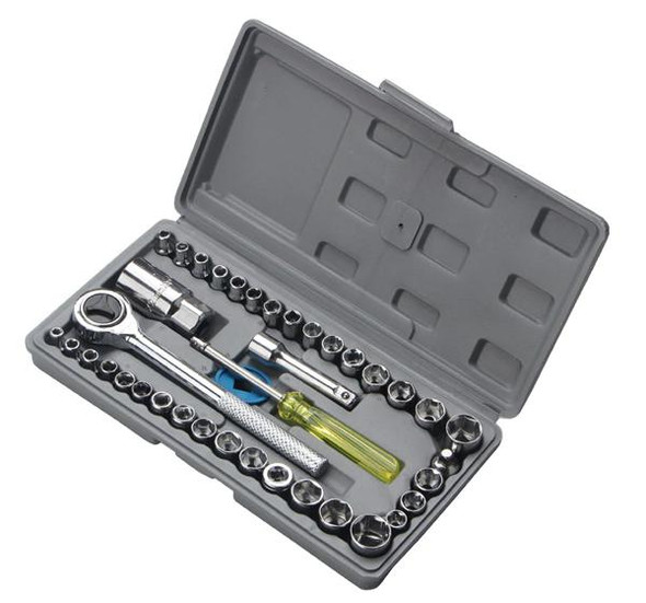 Combination Socket Wrench Set - 40 Pcs at Hiffey .pk