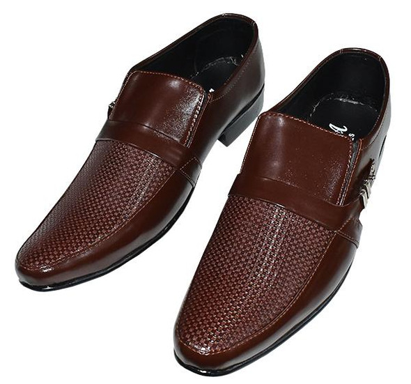 Luxury Classic Dress Shoes For Men - Chocolate Brown at Hiffey .pk