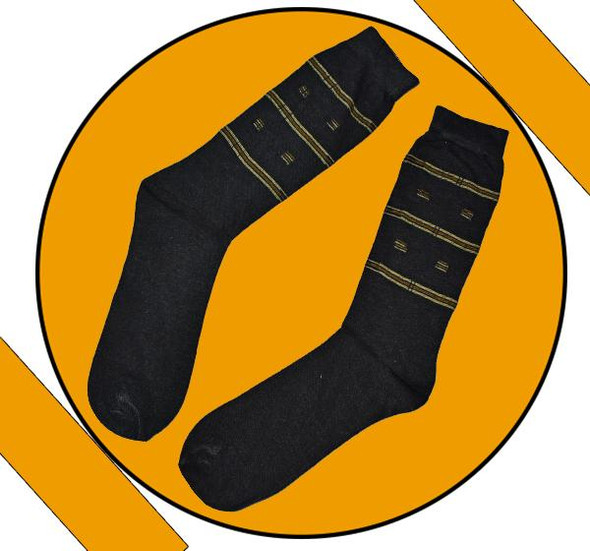 Finest Quality Comely Men Cotton Socks - Black at Hiffey .pk