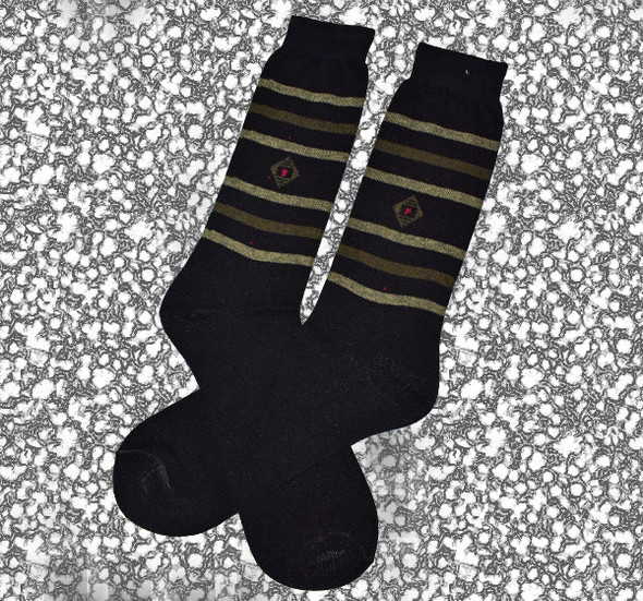 Total Standard Cotton Socks For Men - Black - Hiffey