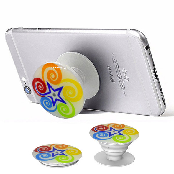 Star Design Pop Socket - Multicolor - Hiffey