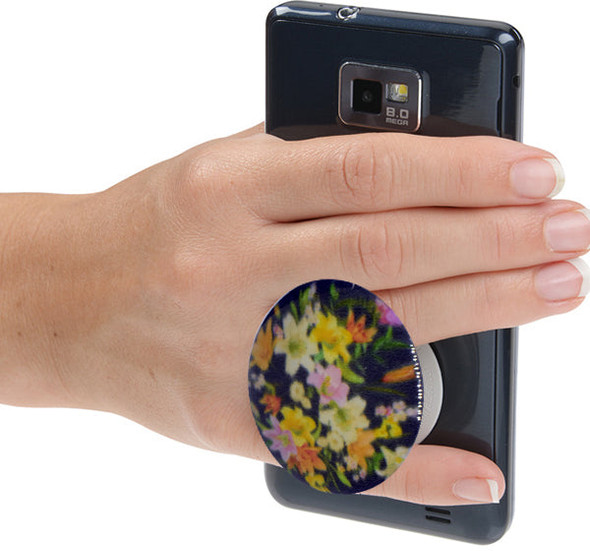 Multi Floral Pop Socket - Multicolor at Hiffey .pk