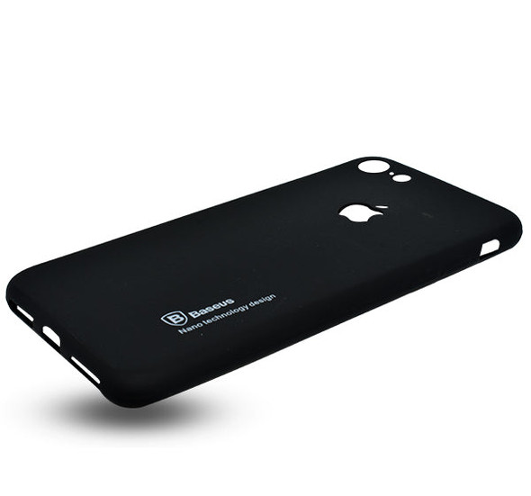 Apple Iphone 7 Simple Back Cover - Black - Hiffey