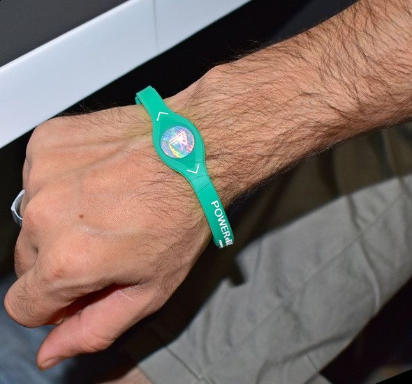 Power Balance Silicone Wristband Bracelet For Men - Green at Hiffey .pk