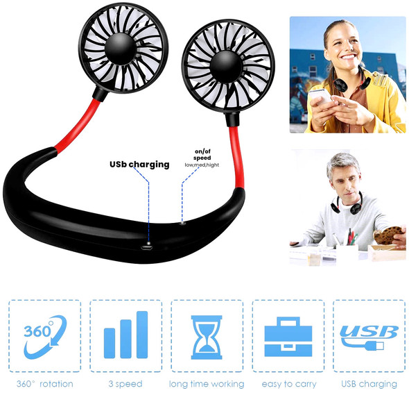 Wearable Neckband Sports Fan at Hiffey .pk