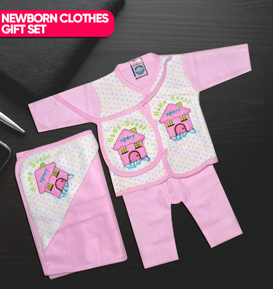 Newborn Baby Imported Clothes Gift Set - 5 Pcs at Hiffey .pk