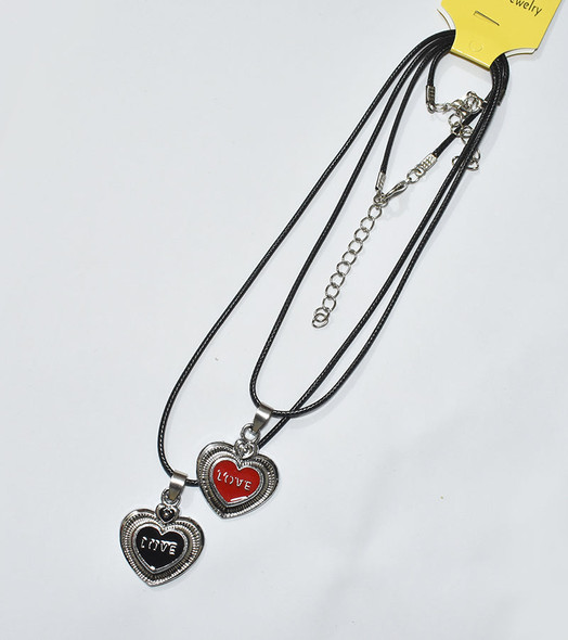 Love Heart Couple Necklace For Girls and Boy - Hiffey