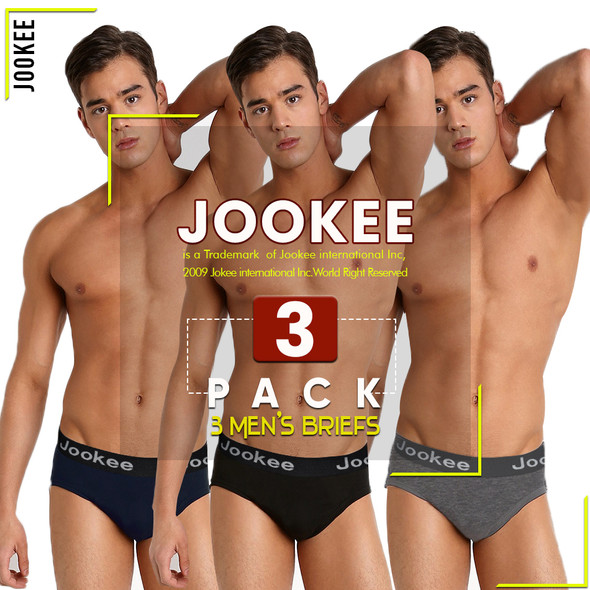 Jookee Comfortable Briefs for Men Pack of 3 at Hiffey .pk