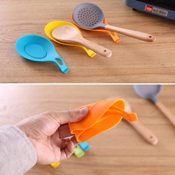 Silicone Spoon Rest Heat Resistant Kitchen Utensil at Hiffey .pk