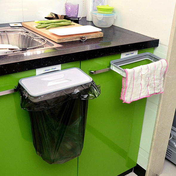 Kitchen Cabinet Door Trash Storage Basket Holder - Hiffey