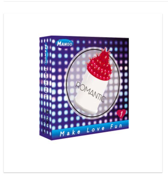 Branded Spike Condom Premium Natural Latex - Romantic - Hiffey