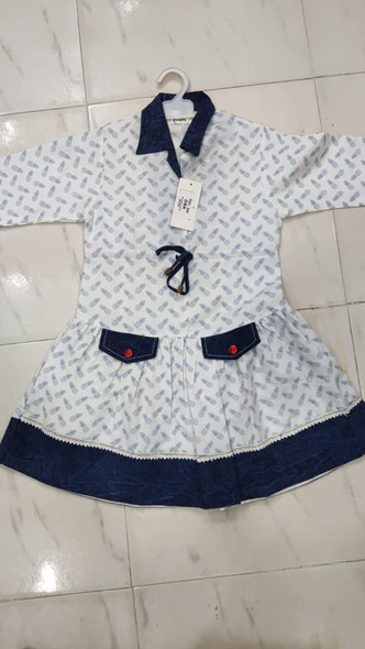 Branded Girls pure cotton fancy frocks - premium quality at Hiffey .pk