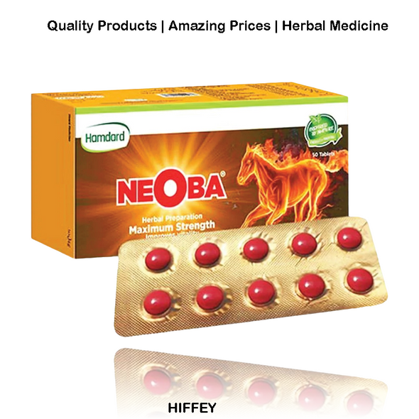 Hamdard Neoba Enhances male sexual desire and prevents premature ejaculation - 10 Tablets at Hiffey .pk