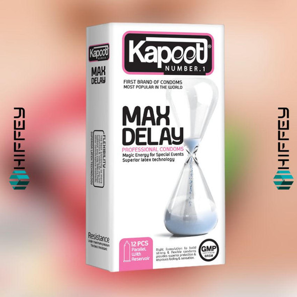 KAPOOT NUMBER # 1 Kapoot Max Delay Professional Condom - 12 PCS 